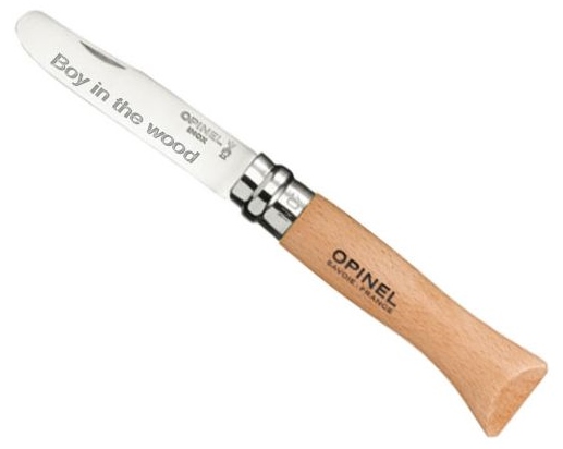 Opinel bout rond gravé